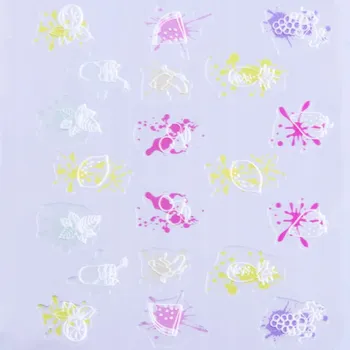 5D vodolepka na nehty - Ovoce