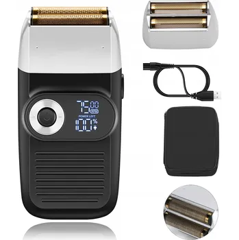 Holicí strojek HOLICÍ STROJEK ELEKTRICKÝ FÓLIOVÝ PRO MUŽE S ZASTŘIHOVAČEM NA HOLENÍ HLAVY