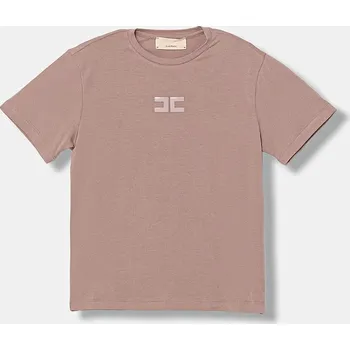 Dětské tričko Elisabetta Franchi růžová barva, EFTS247.0.JE006 EFTS247.0.JE006.140.158 34X, vel. 158