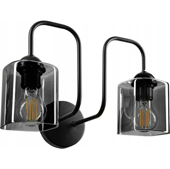 Nástěnné svítidlo Nástěnné svítidlo Fibram Lighting čiré, černé E27 60 W