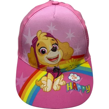 Kšiltovka Minnie Mouse Dívčí růžová kšiltovka tlapková patrola Barva: Růžová