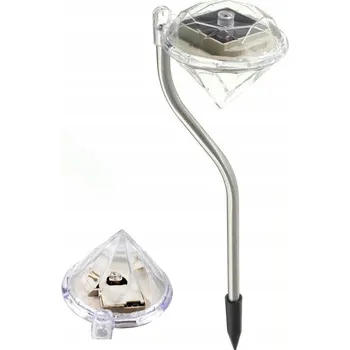 Venkovní osvětlení Solární lampa LED-ONE , stříbrná, 23,5 cm, 1 ks