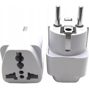 Elektrická zásuvka ANGLICKÁ ZÁSUVKA ADAPTÉR PŘECHODKA UK NA PL EU