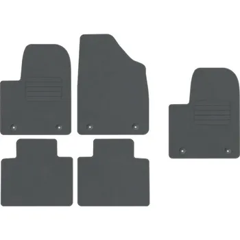 autokoberec Kobercové rohožky Edecor velurové 5 ks