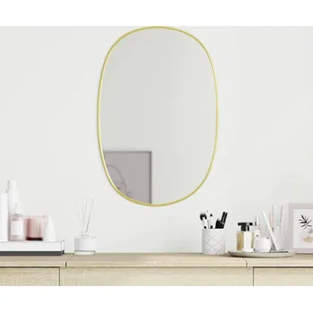 Zrcadlo vidaXL Nástěnné zrcadlo 60 x 40 cm [348212] Barva: zlatá