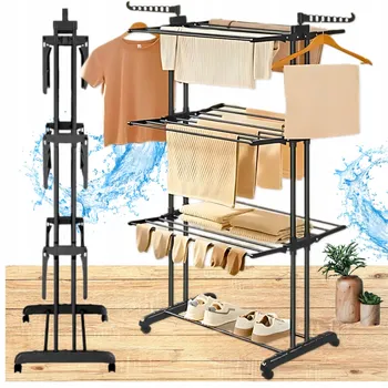 Sušák na prádlo Sušák balkonový na prádlo, zahradní, volně stojící, vertikální ZLARO 65-70 cm