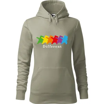 Pánská mikina Dámská mikina Different Velikost (žena): 2XL, Vyberte barvu: Světlá khaki