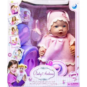 Panenka Panenka miminko se sadou příslušenství - pití a čůrá