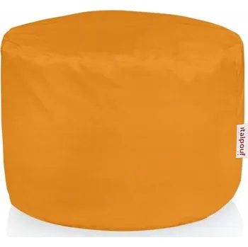 Taburet Taburet na sezení Eko kůže CILINDRO křeslo ŽLUTÁ