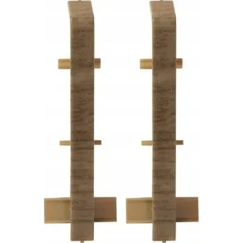 Spojka soklové lišty MASTERLINE 15x60mm 1 sada = 2 kusy Napoli Mat