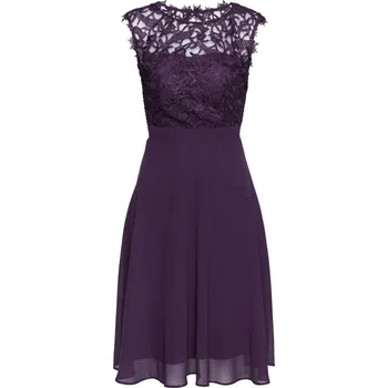 Dámské šaty B.P.C fialové šaty s krajkou vel. 36