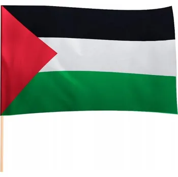 Obraz Palestinská vlajka s tunýlkem na tyč 112x70 cm