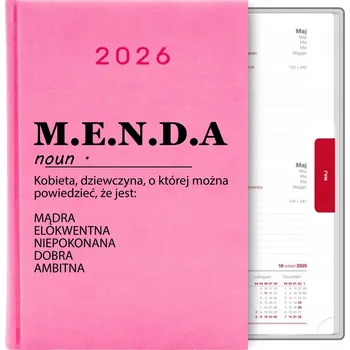 Kalendář Knižkový kalendář 2026 A5 růžový