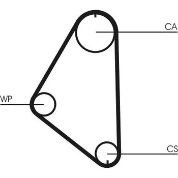 Vodní pumpa + sada ozubeného rozvodového řemene CONTINENTAL CTAM CT558WP1