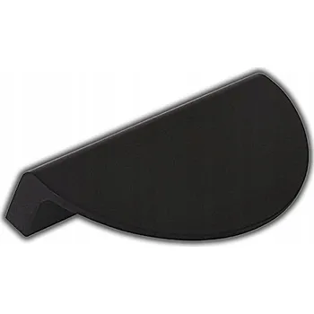 Nábytkové kování NÁBYTKOVÁ ÚCHYTKA OZDOBNÁ UNIVERZÁLNÍ ÚCHYTKA NA NÁBYTEK MOON ČERNÁ ROZTEČ 64MM