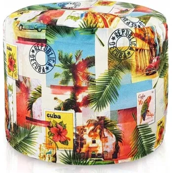 Taburet Taburet Italpouf vícebarevný