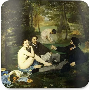 Podtácek Podložka pod hrnek Snídaně v trávě – Édouard Manet