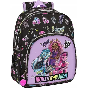 Školní batoh Školní batoh jednokomorový Monster High vícebarevný