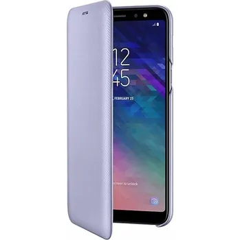 Pouzdro na mobilní telefon Flipové pouzdro Samsung pro Samsung Galaxy A6+ fialové