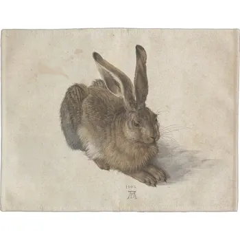 prostírání Prostírání na stůl Mladý zajíc Albrecht Dürer