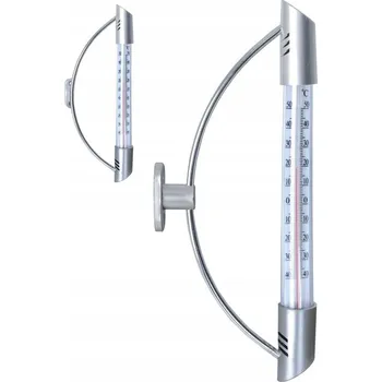 Domácí teploměr Teploměr Artemis Venkovní teploměr, stříbrný