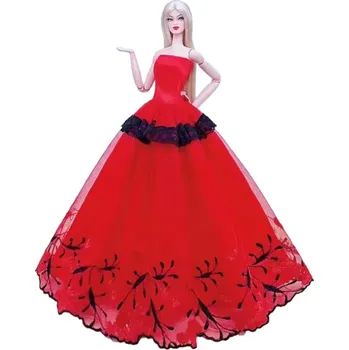 Doplněk pro panenku SUKNĚ ŠATY PRO DÁMSKOU PANENKU 28-30 cm BABI