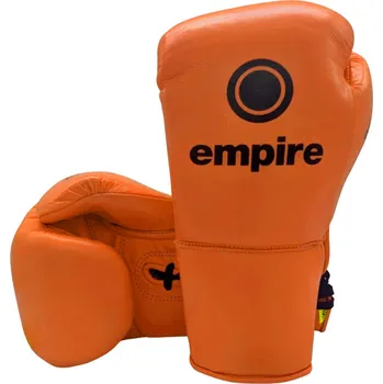 Boxerské rukavice Šněrovací rukavice EMPIRE MAXIMUS I Gloss - oranžové