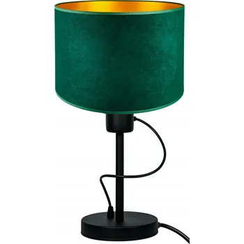 Lampička MODERNÍ STOLNÍ LAMPA NOČNÍ STÍNÍTKO VELUR