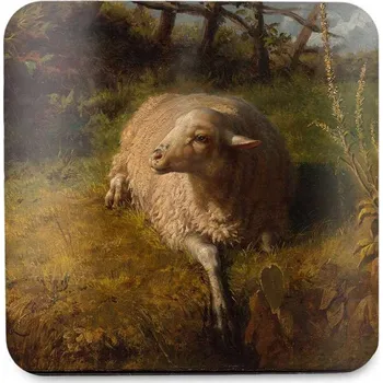 Podložka pod hrnek Odpočívající ovce Rosa Bonheur