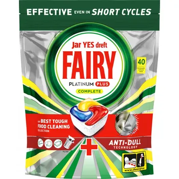 Tableta do myčky Kapsle do myčky Fairy all in one 40 ks, vůně originální