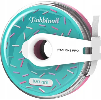 STALEKS Bobbinail pączek pilník vyměnitelné nástavce v pásku na nehty 100