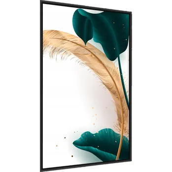 Obraz Plakát v Rámu Exotické Listy Abstrakce 30x40