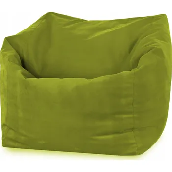 Křeslo Plyšové křeslo k sezení AMALFI XXL HNĚDÉ