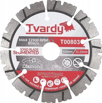 Řezný kotouč DIAMANTOVÝ KOTOUČ SEGMENT PRO ASFALT KÁMEN MRAMOR GRANIT 125 mm