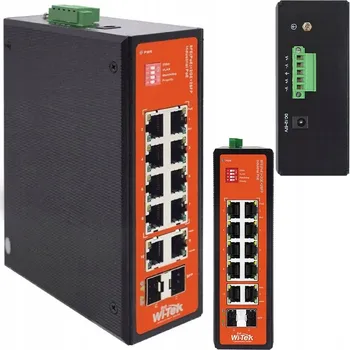 Switch Switch Průmyslový 8xPoE 240W s Watchdog funkcí Wi-Tek