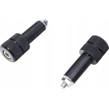 Řídítka KONCOVKY ŘÍDÍTEK ZÁVAŽÍČKA ČERNÉ 13mm SADA OX