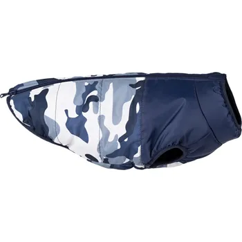 Obleček pro psa Bunda pro psy QUEENS modrá různé velikosti Rozměr: Rozměr 35 cm - maltézský psík