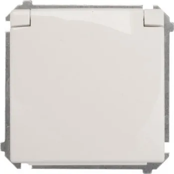 Elektrická zásuvka Hermetický Elektrická Zásuvka Kontakt-simon white