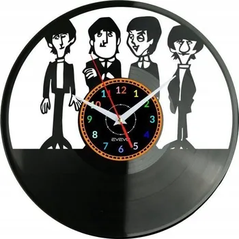 Hodiny Liverpool Rocková Kapela HODINY NÁSTĚNNÉ DEKORATIVNÍ MODERNÍ VINYLOVÁ DESKA