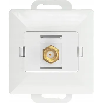 Elektrická zásuvka Anténní zásuvka nástěnná Abex bílá