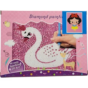 Obraz DIAMANTOVÉ VYŠÍVÁNÍ 5D MOZAIKA obrázek rámeček SADA DIY 15 x 20 cm