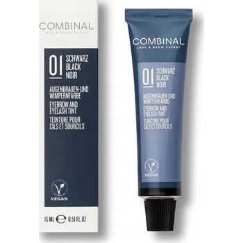 Barva na řasy a obočí Combinal 1 černá 15 ml henna na obočí a řasy