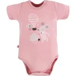 Eevi Body krátký rukáv Mellow RŮŽOVÉ - 74