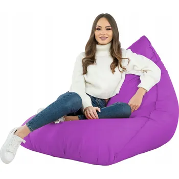 Sedací pytel Taburet Sedák do zahrady BERMUDY křeslo FIALOVÁ