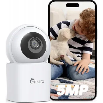 IP kamera OTOČNÁ VNITŘNÍ IP WiFi KAMERA 360 3K HD 5MPX SMART MONITOROVACÍ KAMERA