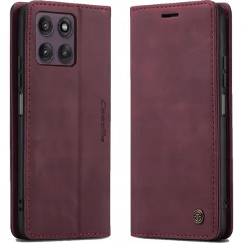 Pouzdro na mobilní telefon Flipové pouzdro Caseme pro Motorola Moto G86 červené