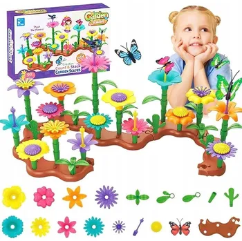 ostatní stavebnice STAVEBNICE KVĚTINY BUDOVÁNÍ ZAHRADY ZAHRADA 90EL