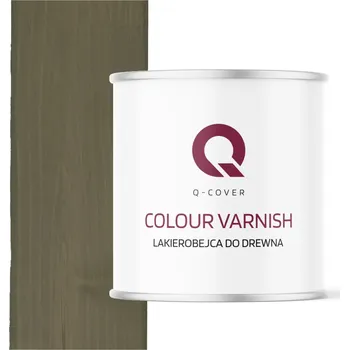 Lak na dřevo Lazurovací lak Q-COVER 2,5 l béžová, šedá polomatná
