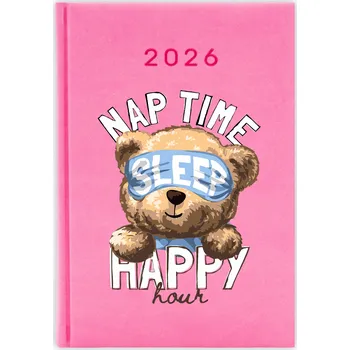 Kalendář Knižkový kalendář pro učitele 2026 A5, růžový