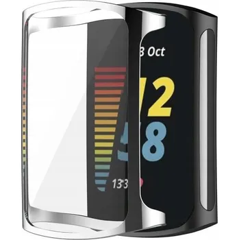 Pouzdro na mobilní telefon 2v1 POUZDRO POUZDRO S OCHRANOU DISPLEJE PRO FITBIT CHARGE 5